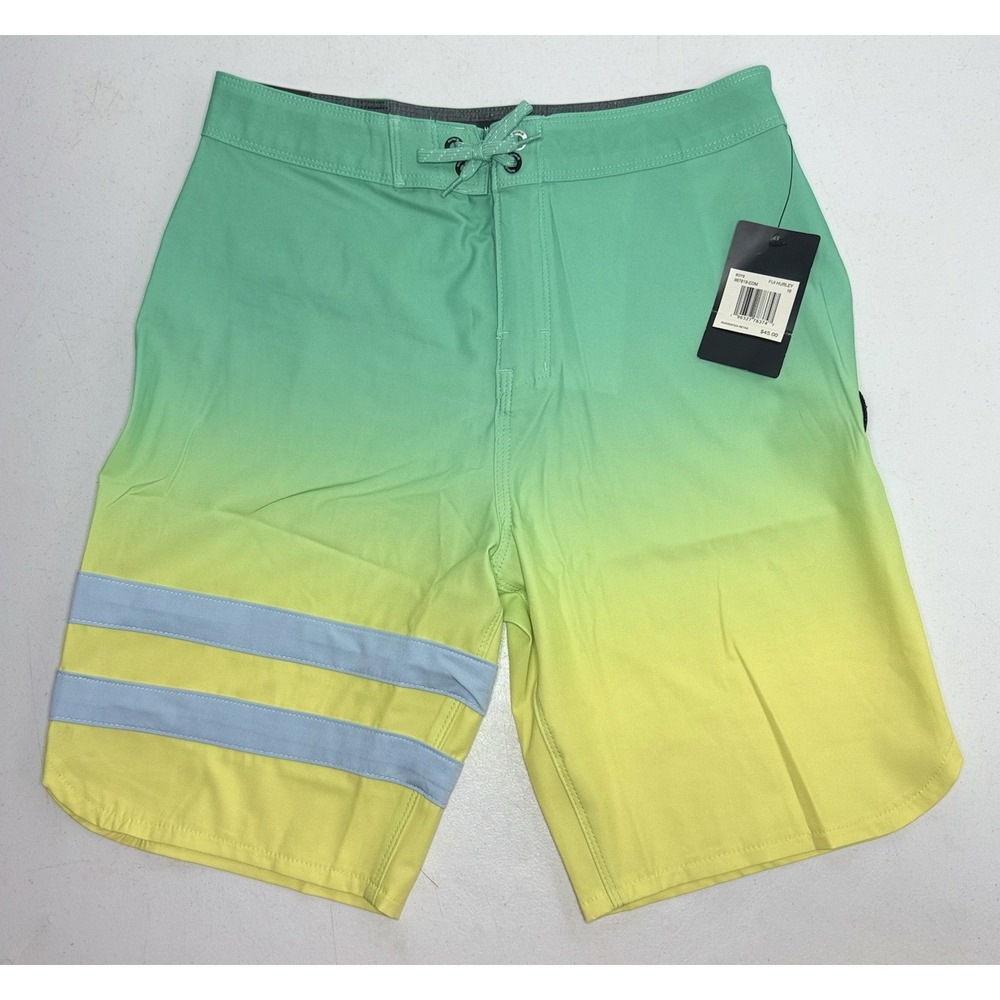 NEW Hurley Phantom Fiji Boys 16 / 28 Stretch Board Shorts Multicolor Swim Trunks